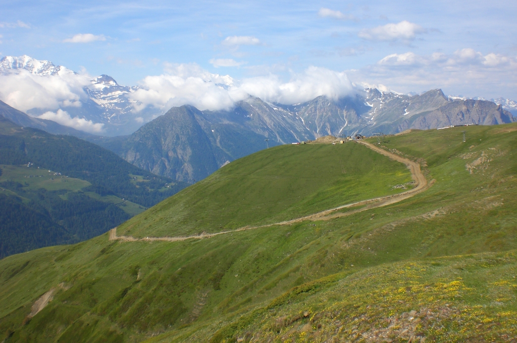 Blick zurück Richtung Rosswald