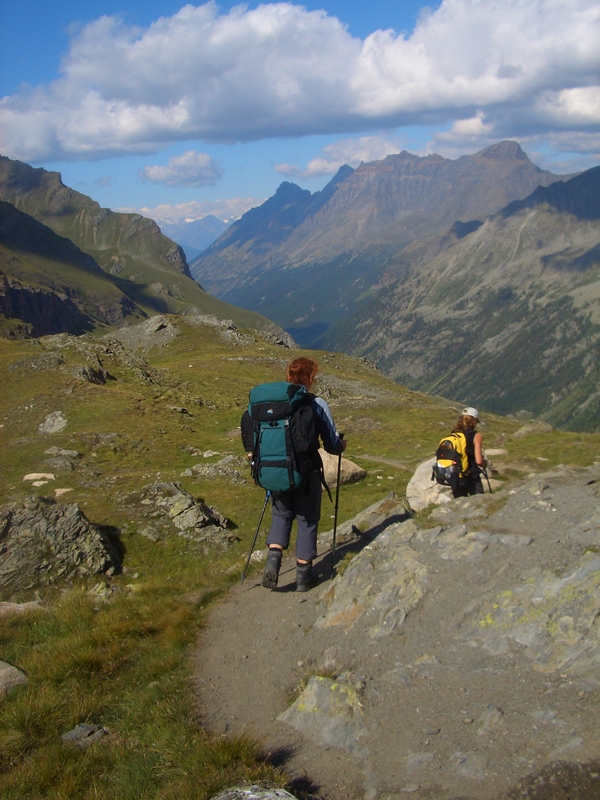 Fast ein Blick auf die Benevolo Hütte