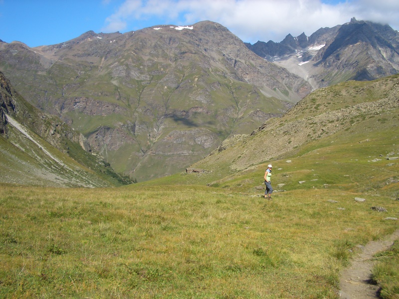 Einsamer Aufstieg durch das Vallone di Gran Vaudala